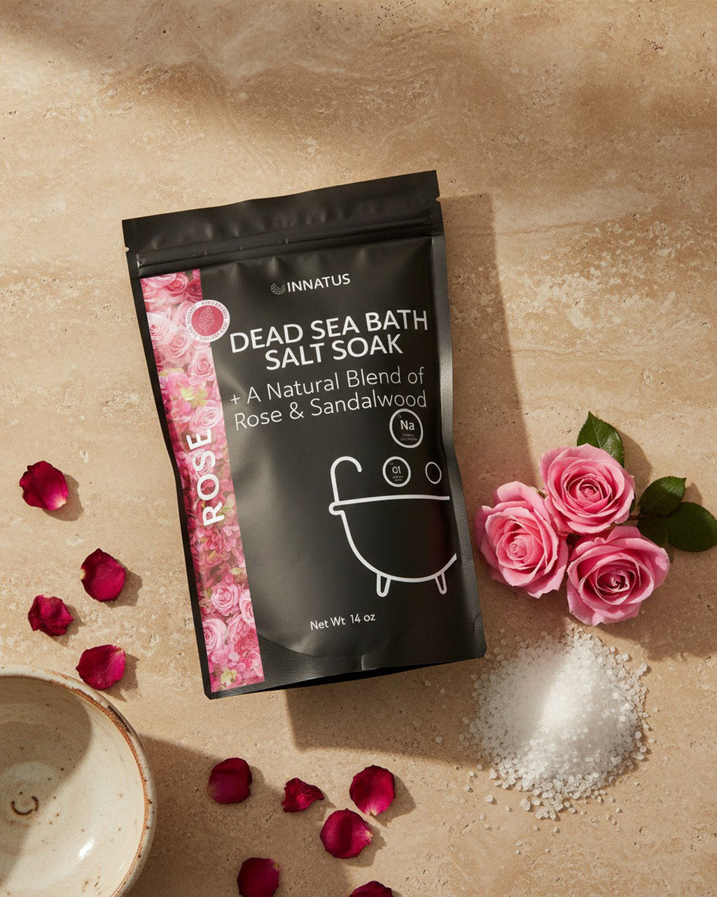 Rose Dead Sea Bath Soak — 21 Minerals