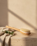 Natural Bristle Body Brush — Bath + Massage