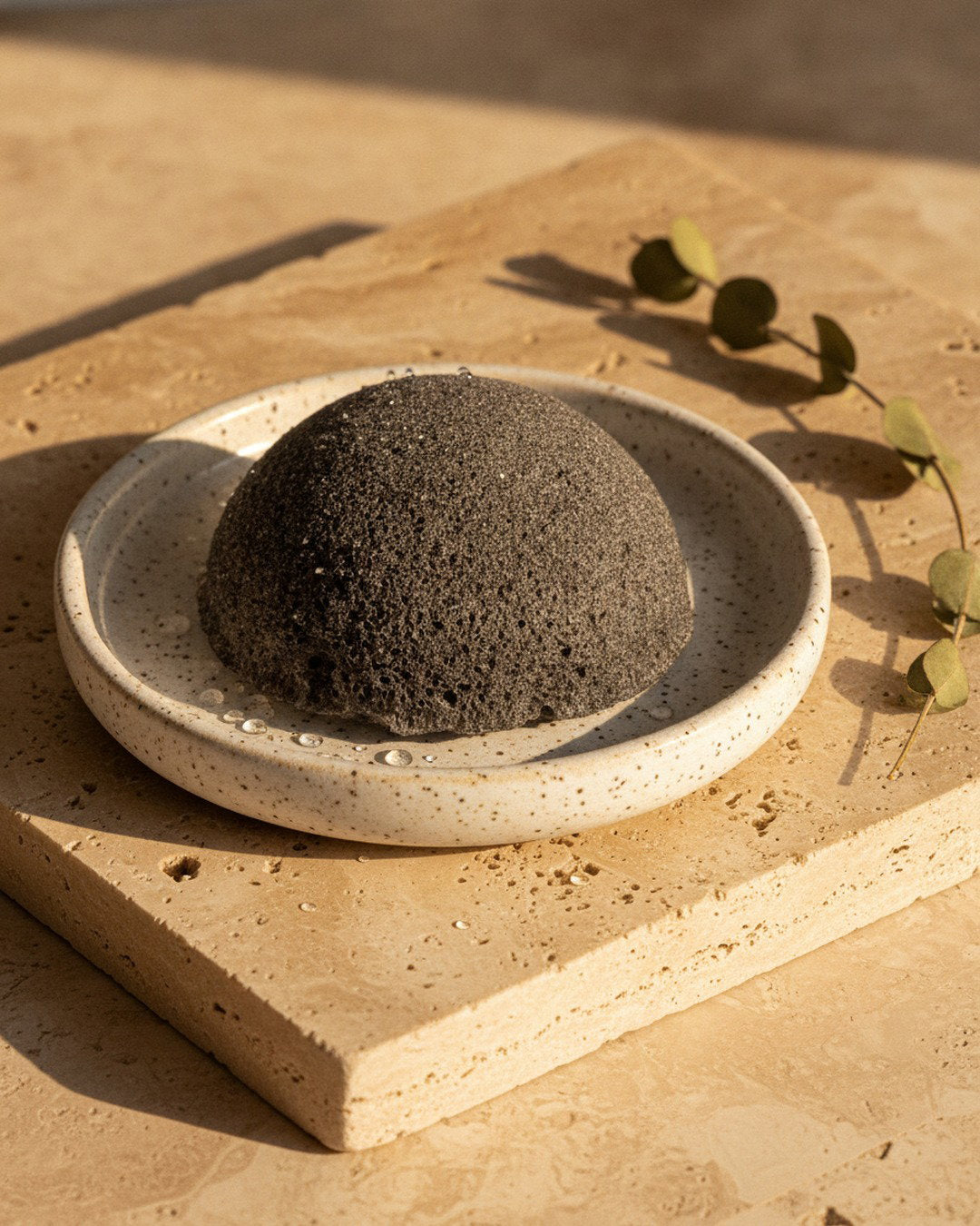 Konjac Cleansing Sponge — Charcoal