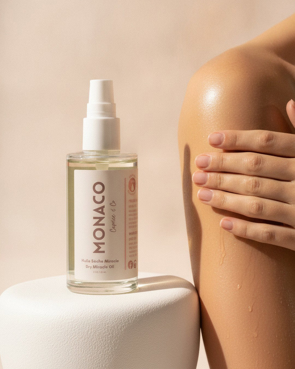 Monaco Dry Body Oil — White Freesia + Orchid