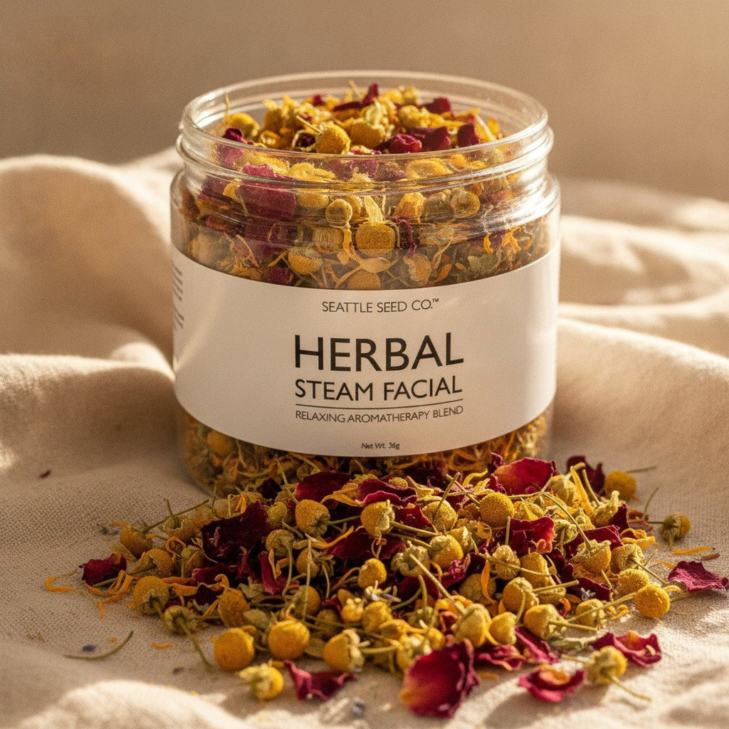 Herbal Facial Steam Blend — Rose + Chamomile