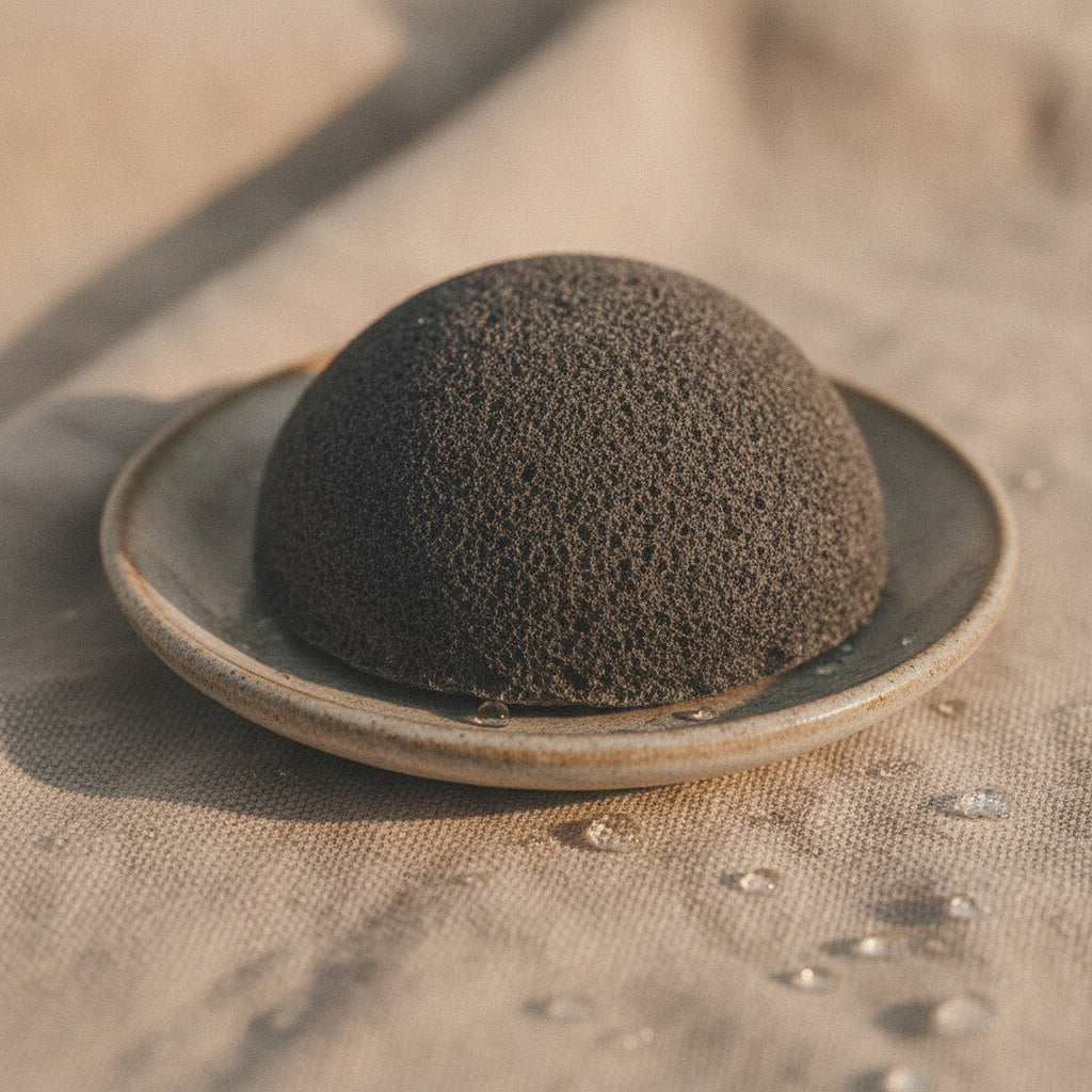 Konjac Cleansing Sponge — Charcoal