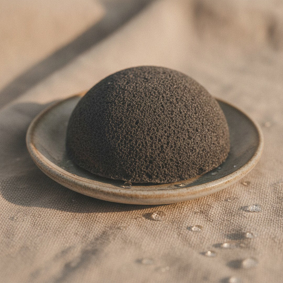 Konjac Cleansing Sponge — Charcoal