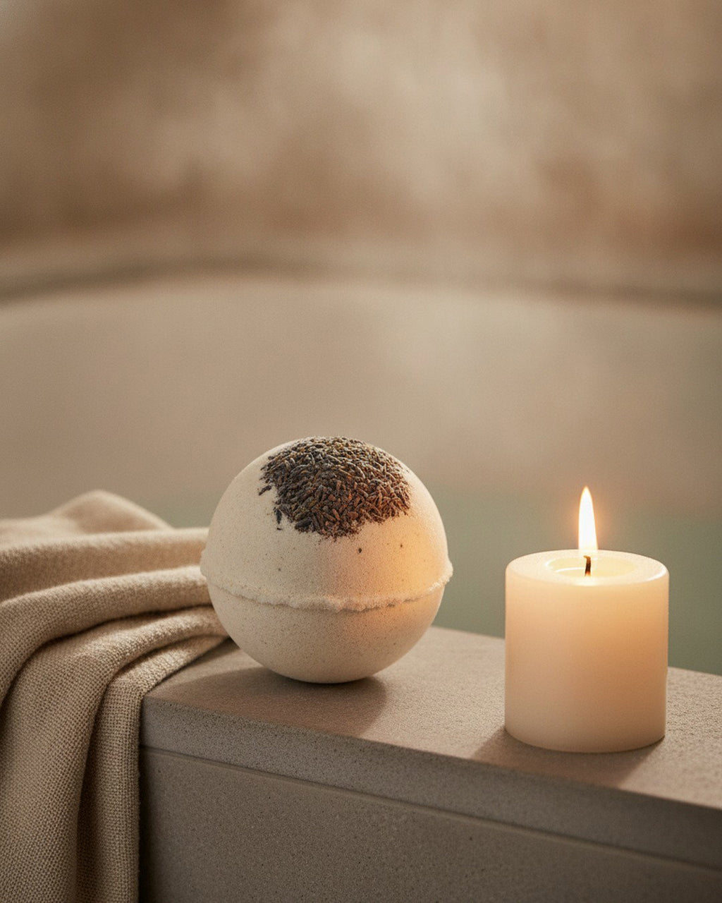 Calm Bath Bomb — Lavender + Chamomile
