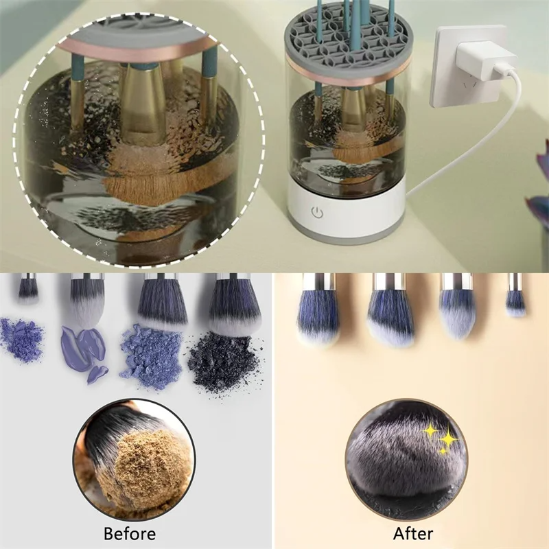 60-Second Electric Brush Cleaner