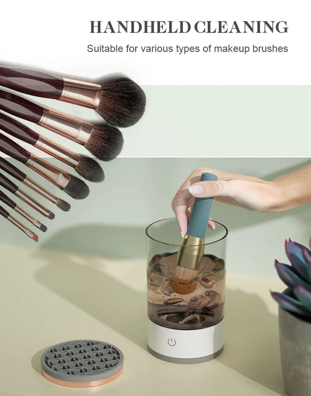 60-Second Electric Brush Cleaner