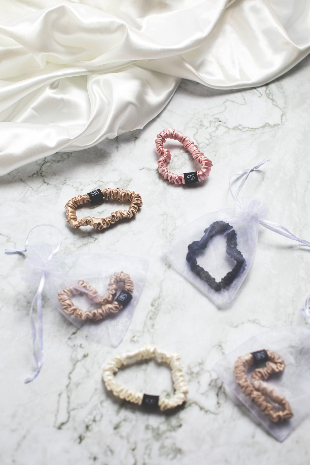 Pure Silk Scrunchie Bundle