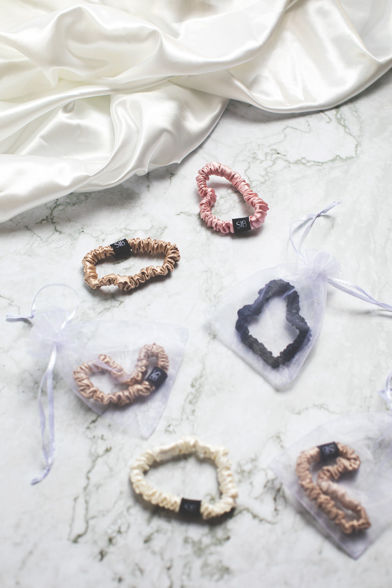 Pure Silk Scrunchie Bundle