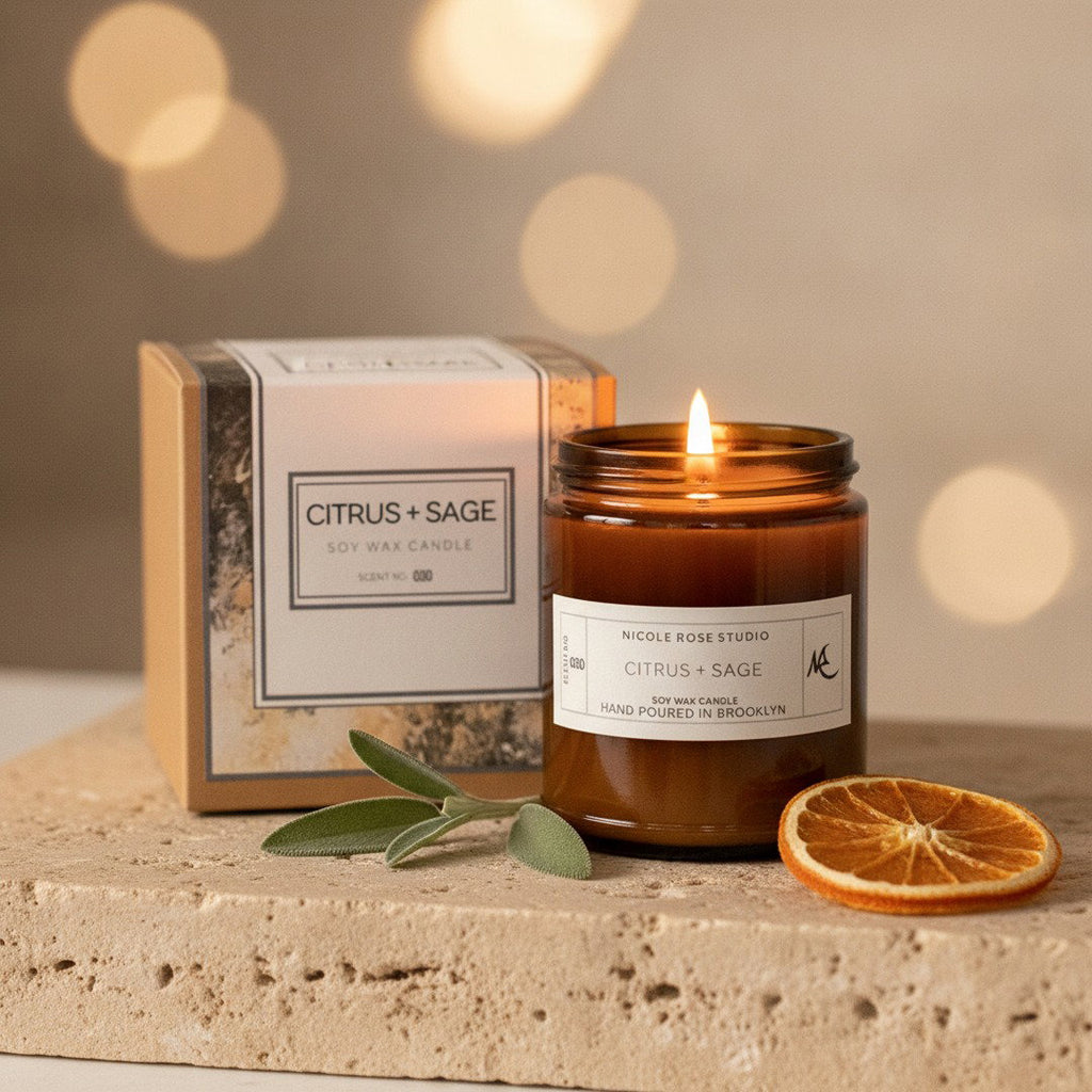 Citrus + Sage Ritual Candle — Soy Wax