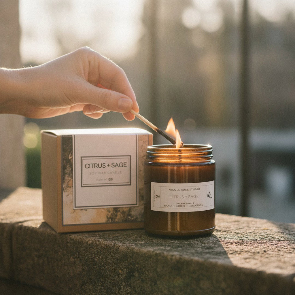 Citrus + Sage Ritual Candle — Soy Wax