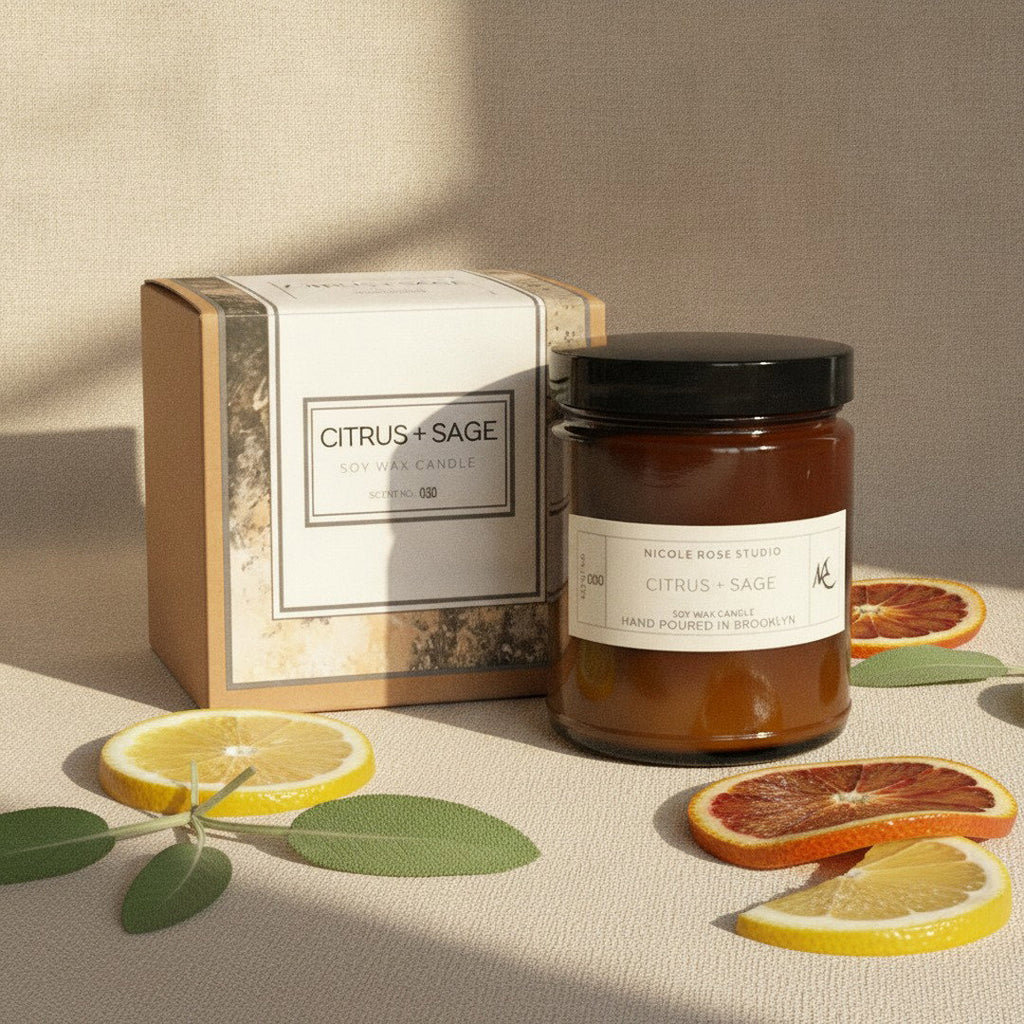 Citrus + Sage Ritual Candle — Soy Wax