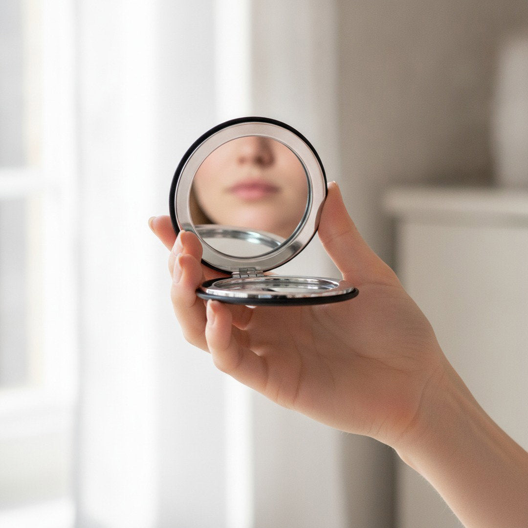 Sereline Compact Mirror — On-the-Go LED