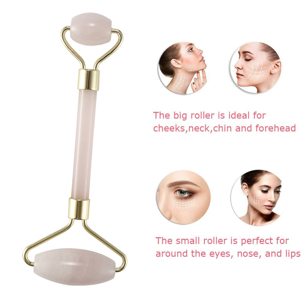 Rose Quartz Duo Roller