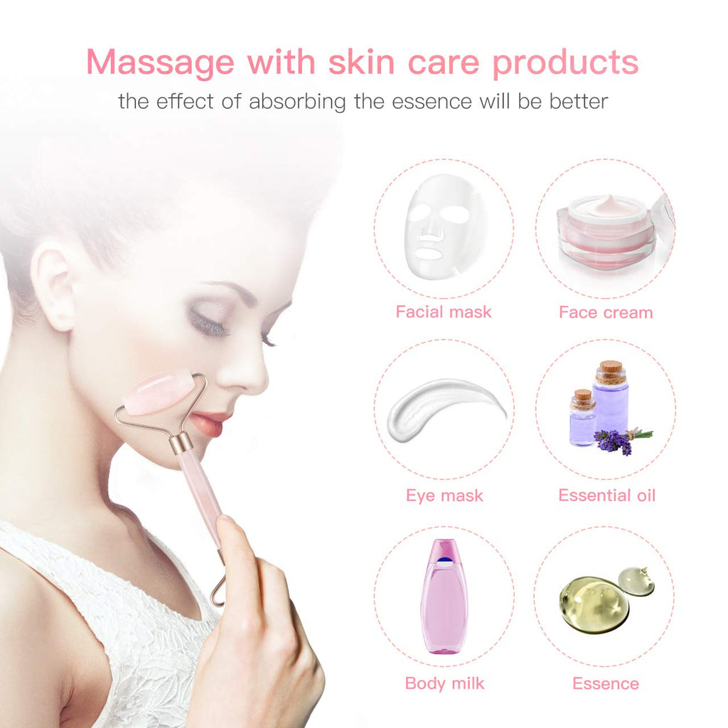 Rose Quartz Duo Roller
