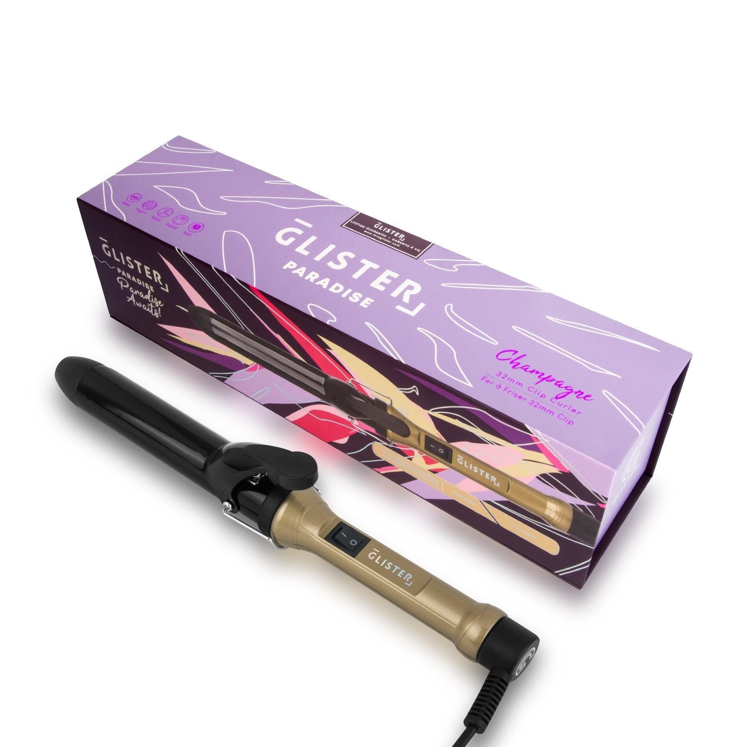 Volume Curl Wand — Champagne